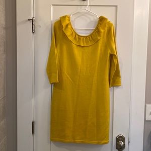 Tibi Yellow Sweater Dress